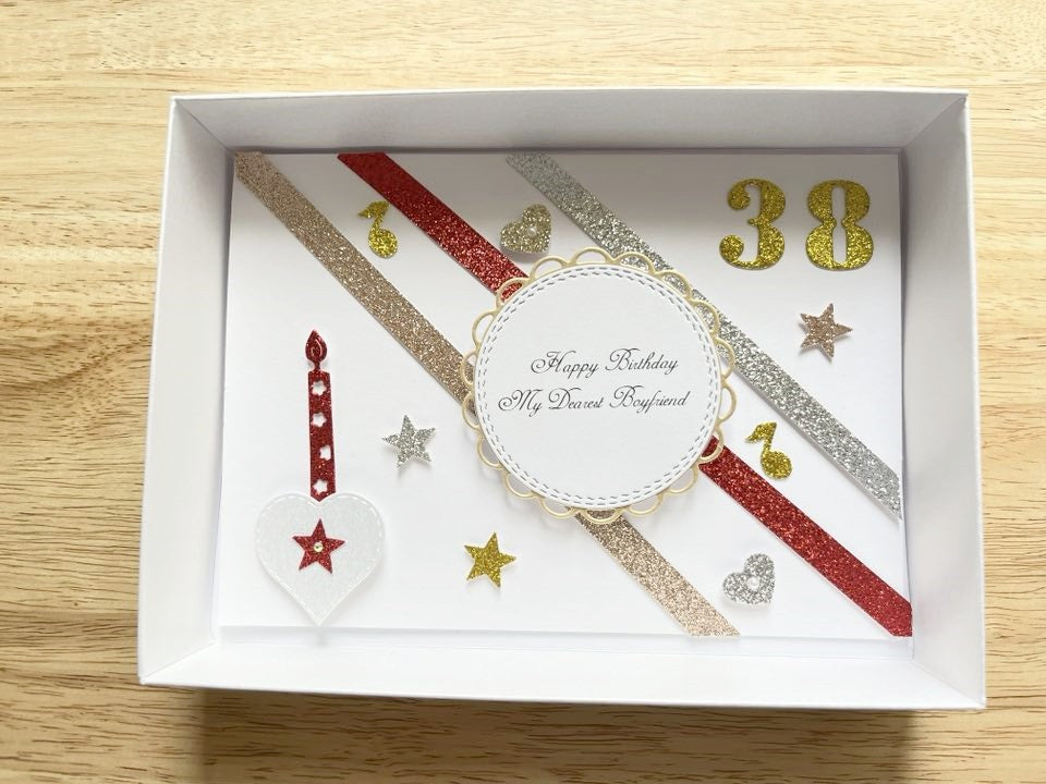 Luxury Handmade 3D Mens Birthday Card  C2000