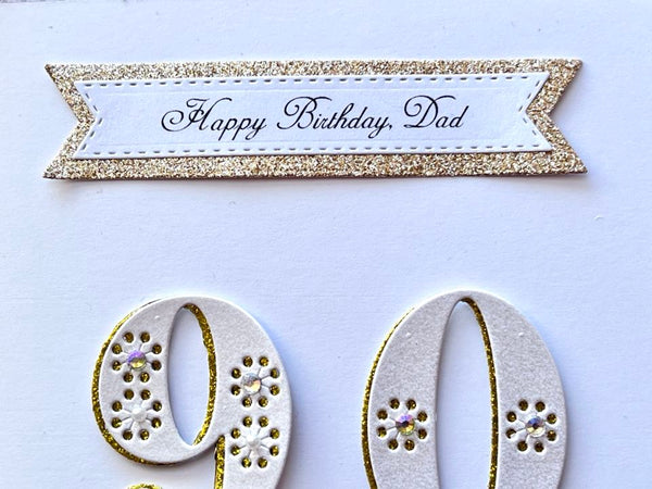 Luxury Personalised Handmade Card C028