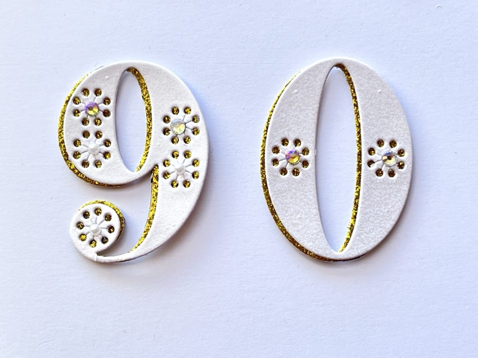 Handmade Personalised White Age Birthday Card for Dad, Husband, Son C028