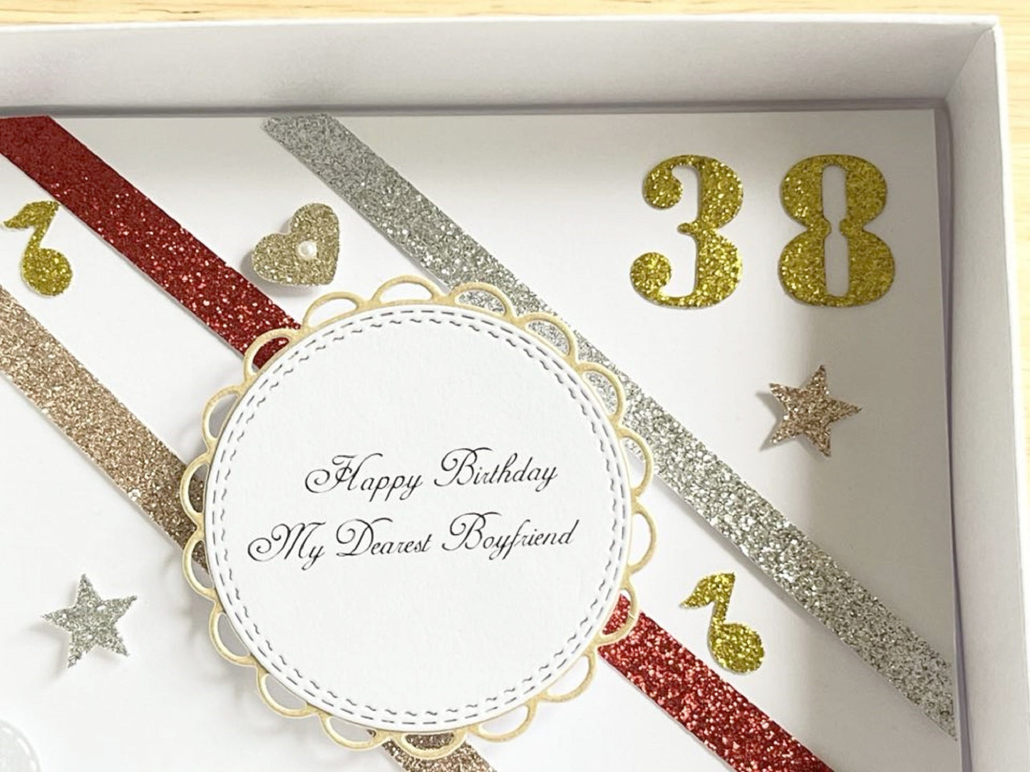 Luxury Handmade 3D Mens Birthday Card  C2000