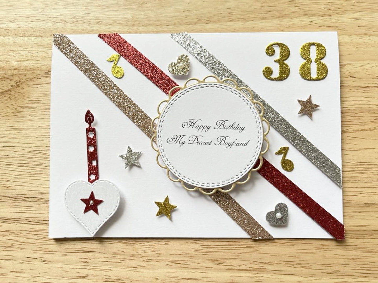 Luxury Handmade 3D Mens Birthday Card  C2000