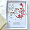 Luxury Handmade Personalised Floral Birthday Card, Greeting Card C031