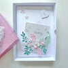 Luxury Handmade Personalised Floral Envelope Birthday Card C041