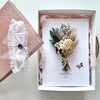 Luxury Birthday Gift for Her with Box, Handmade Flower Bouquet with Personalised Card, Floral Birthday Card for Girls Women C049