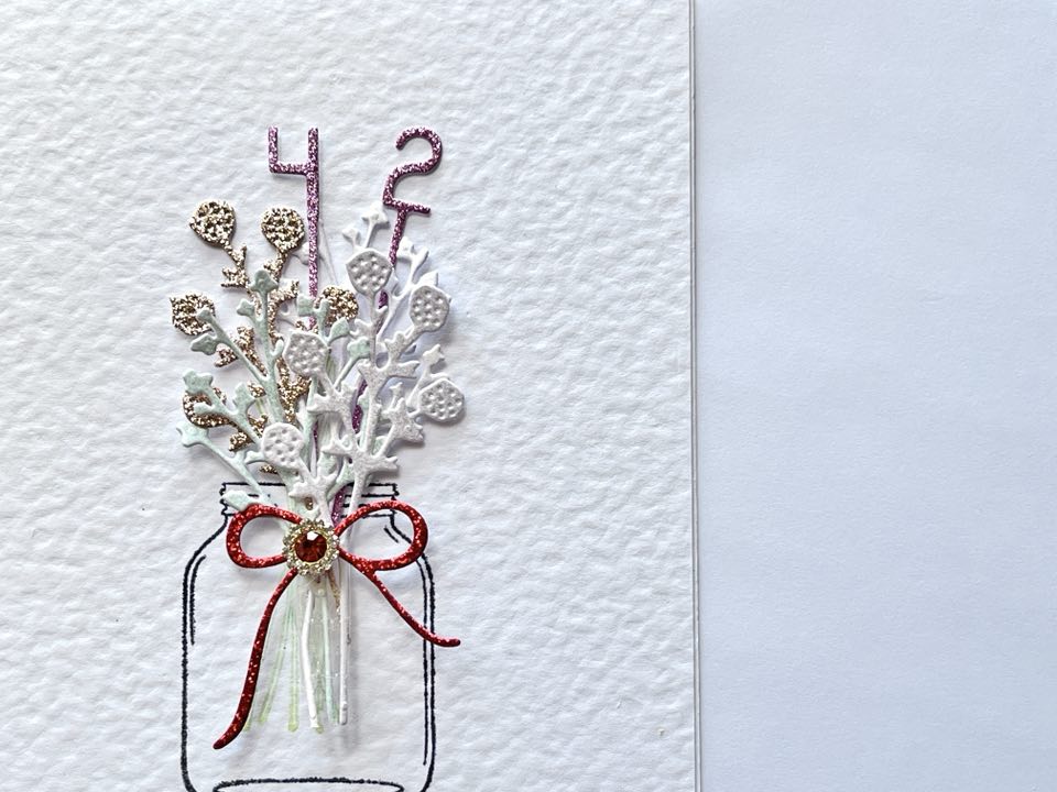 Luxury Handmade Personalised Birthday Card with Envelope  C087
