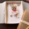 Luxury Personalised 3D Preserved Dried Flower Birthday Card  C100