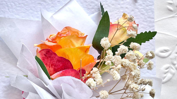 Luxury Handmade Personalised Dried Flower Envelope Birthday Card  C1004