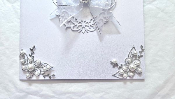 Luxury Handmade Personalised Wedding /  Anniversary Card with Box C1005