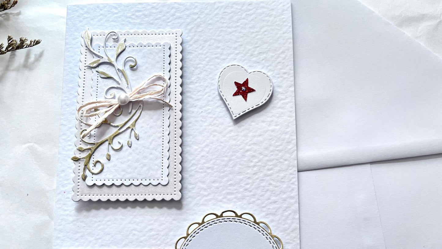 Luxury Handmade Personalised Birthday Flower Card  for Men with Envelope  C1101