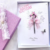 Luxury Handmade Personalised Floral Birthday Flower Card C1103