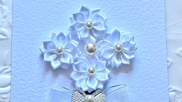 Luxury Handmade Personalised Floral Birthday Flower Card C1106