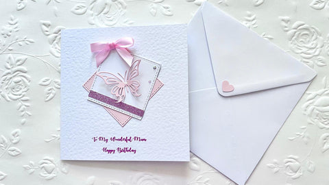 Luxury Personalised Handmade Birthday Card with Envelope C1107