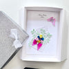 Luxury Handmade Personalised Floral Birthday Flower Card C1109