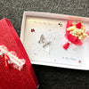 Luxury Handmade Personalised Birthday Card, 3D Dried Flower Card  C424