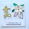 Luxury Handmade Personalised Christmas Card with Envelope, Christmas Card for Mum, Wife, Sister, Daughter, Auntie C500