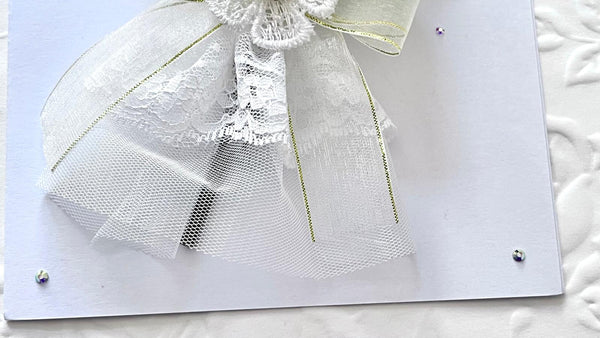 Luxury Handmade Personalised Dried Flower Birthday Card with Box C502