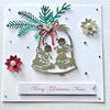 Luxury Handmade Personalised Christmas Card with Envelope, Christmas Card for Mum, Wife, Sister, Daughter, Auntie C503