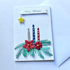 Luxury Handmade Personalised Christmas Card with Envelope, Christmas Card for Mum, Wife, Sister, Daughter, Auntie C506