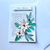 Luxury Handmade Personalised Christmas Card with Envelope, Christmas Card for Mum, Wife, Sister, Daughter, Auntie C507