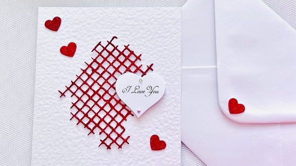 Luxury Personalised Handmade Valentines Day Card with Envelope C509