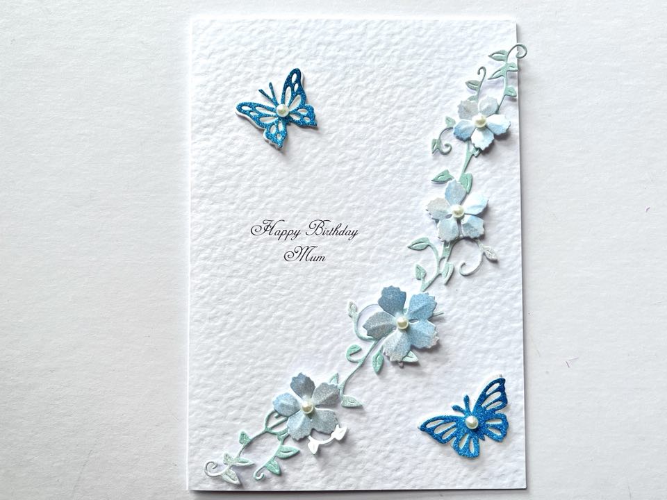 Luxury Personalised Handmade Birthday Card with Envelope C608