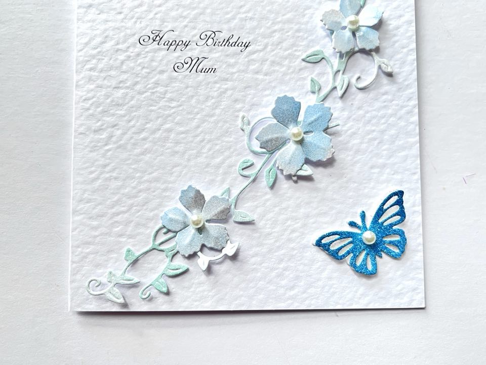 Luxury Personalised Handmade Birthday Card with Envelope C608