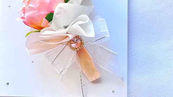 Luxury Handmade Personalised Dried Flower Birthday Card  C620