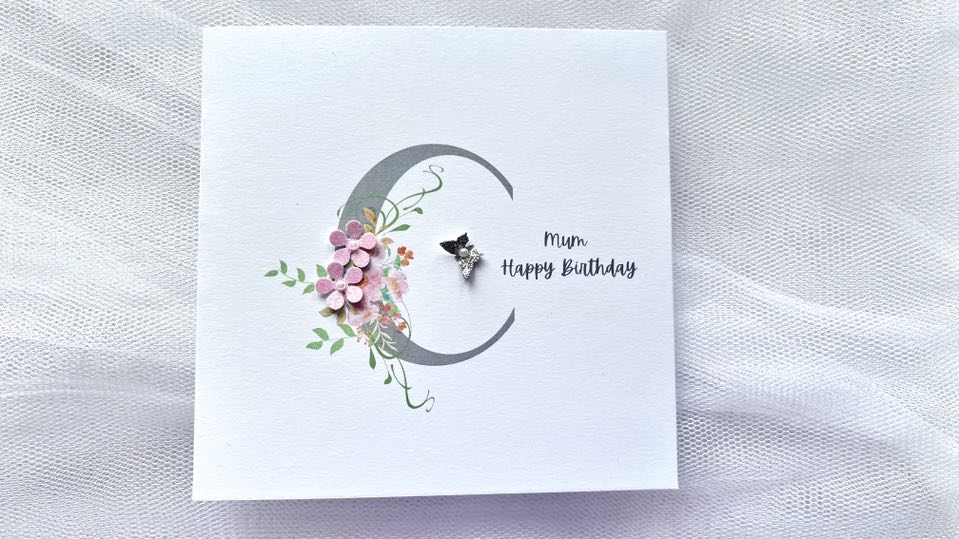 Handmade Personalised Birthday Card with Envelope    C621