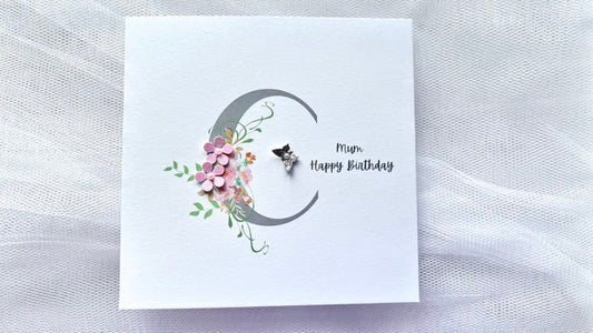 Handmade Personalised Birthday Card with Envelope    C621