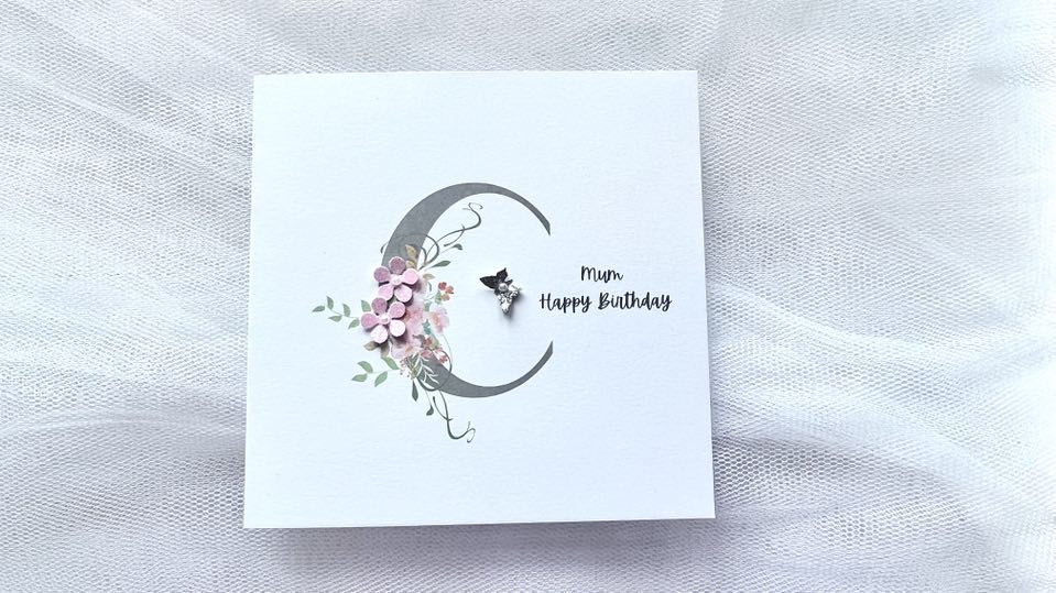 Handmade Personalised Birthday Card with Envelope    C621