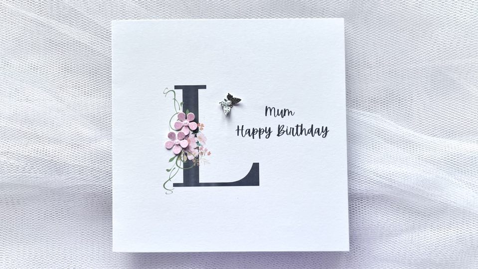 Handmade Personalised Birthday Card with Envelope    C621