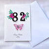 Luxury Personalised Handmade Age Birthday Card with Envelope C625