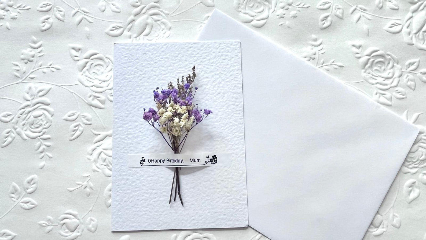 Luxury Handmade Personalised Birthday Card with Envelope, Greeting Card  C628