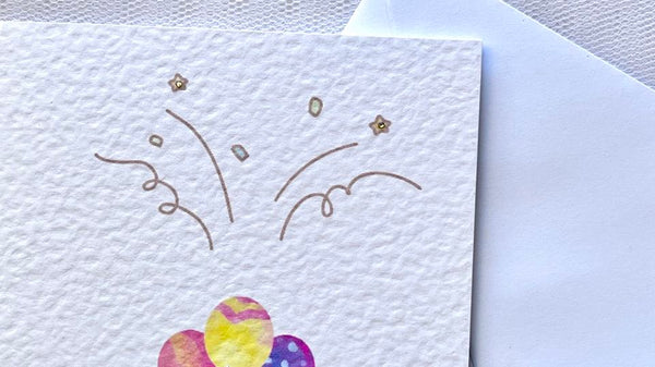 Luxury Handmade Personalised Birthday Flower Card  for Men with Envelope  C631