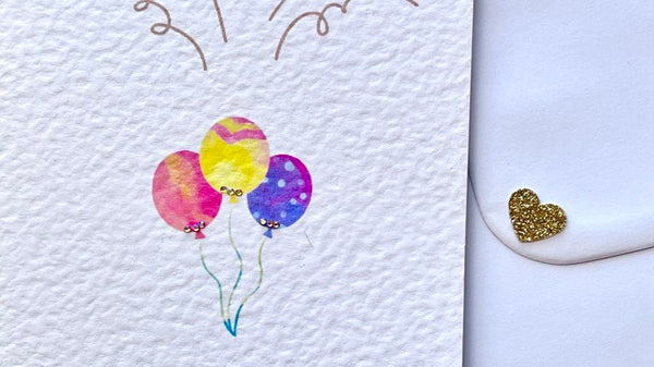 Luxury Handmade Personalised Birthday Flower Card  for Men with Envelope  C631
