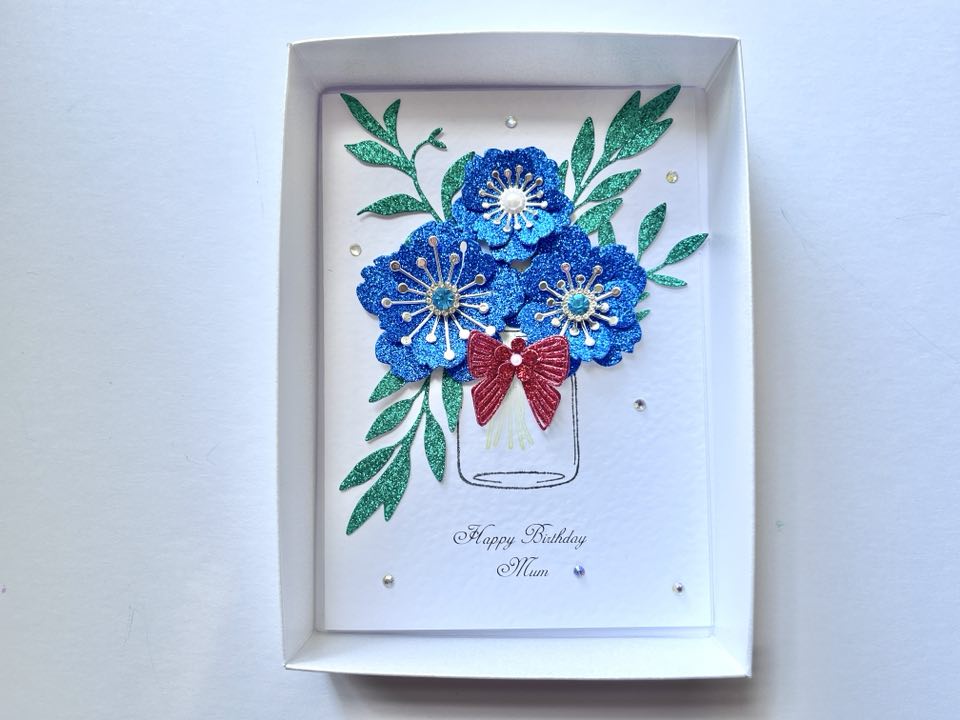 Luxury Handmade Personalised Birthday Card, Mum, Wife, Girlfriend, Sister C634