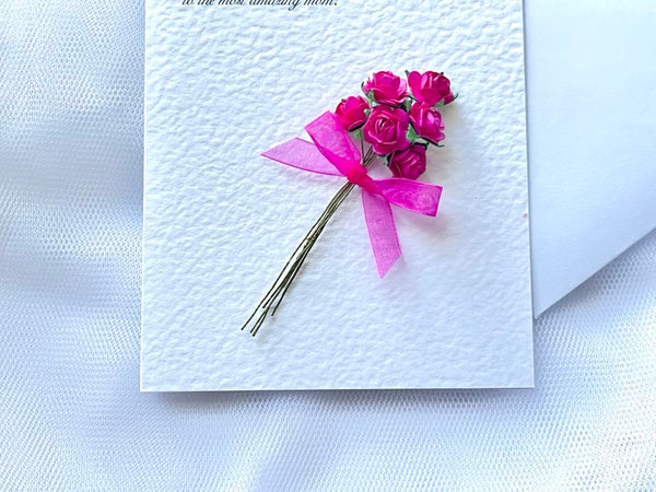 Luxury Personalised Handmade Birthday Card with Envelope C637