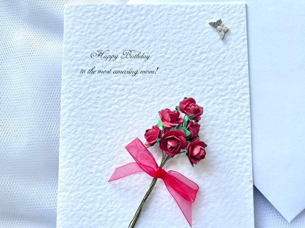 Luxury Personalised Handmade Birthday Card with Envelope C640