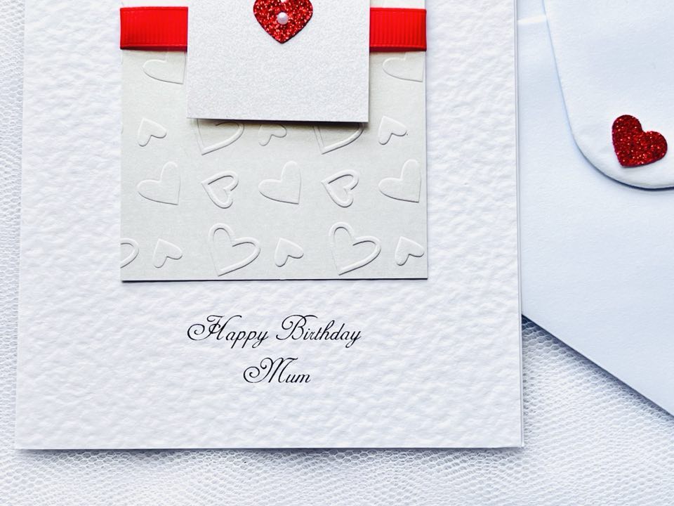 Luxury Personalised Handmade Birthday Card with Envelope C650