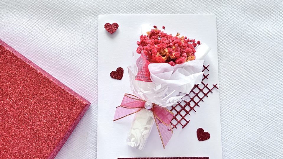 Luxury Handmade Personalised Flower Birthday Card  C651