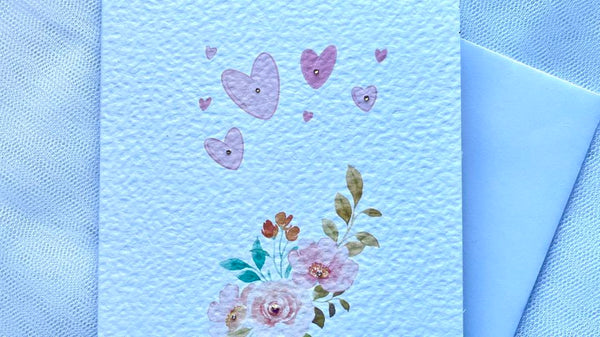 Luxury Personalised Handmade Birthday Card with Envelope C653