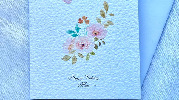Luxury Personalised Handmade Birthday Card with Envelope C653