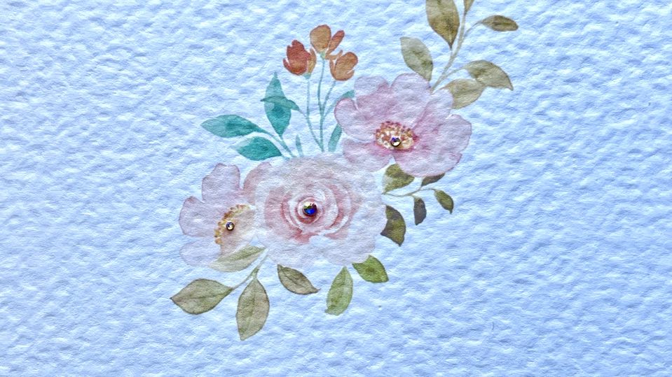 Luxury Handmade Birthday Card with Envelope C653