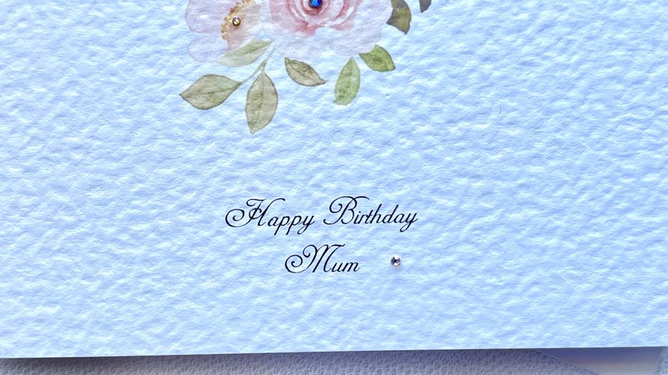 Luxury Handmade Birthday Card with Envelope C653