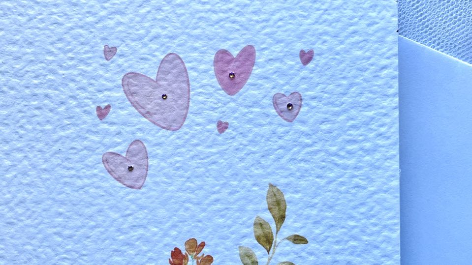 Luxury Handmade Birthday Card with Envelope C653