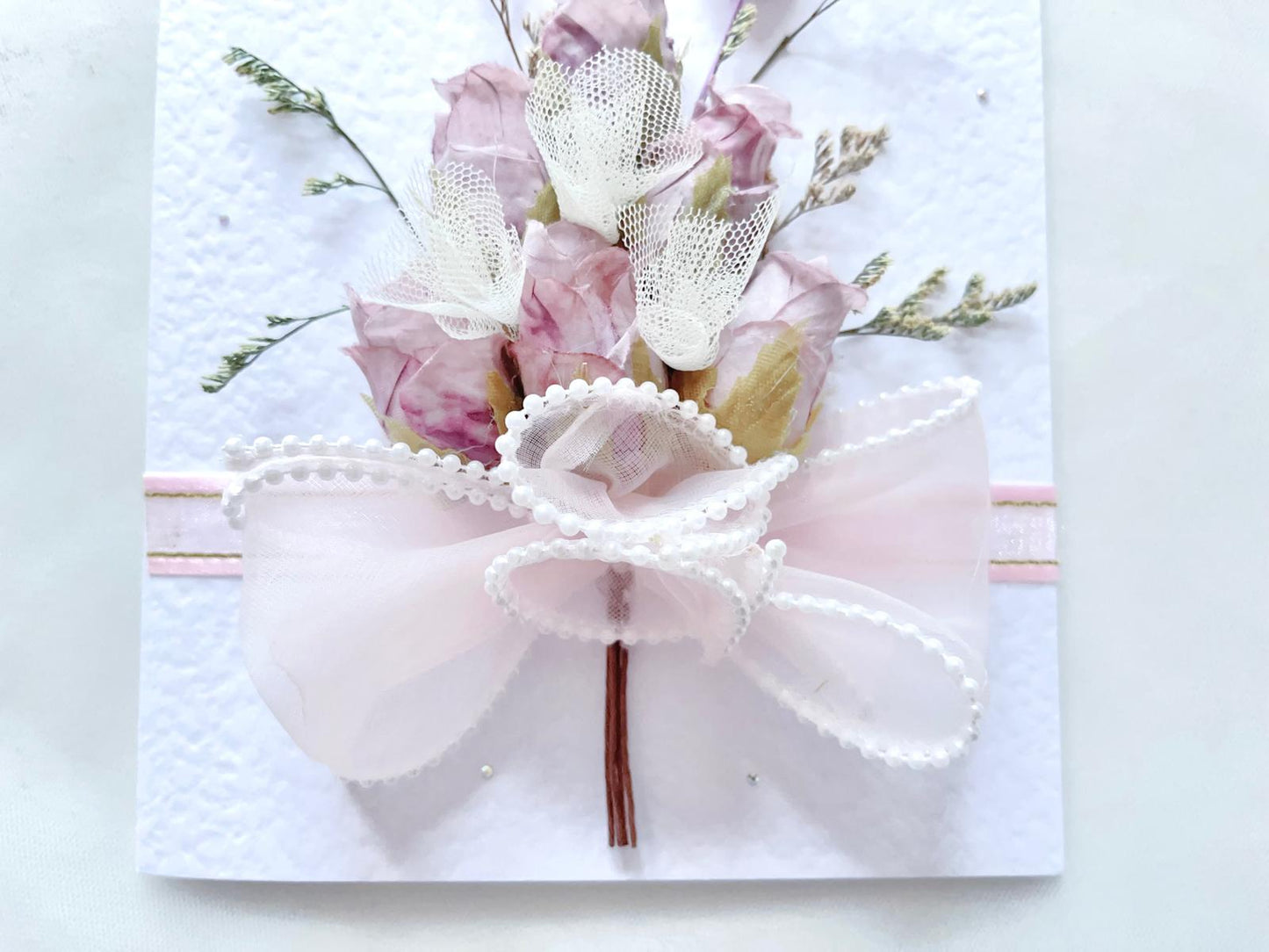 Luxury Handmade Personalised Flower Birthday Card, Greeting Card C655