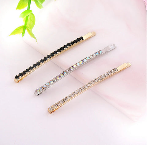 4 pcs / Crystal Hair Clips CC005