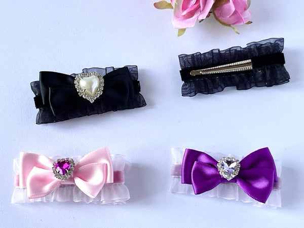 3 x 6cm / Handmade 3D Hair Clip, Girl  Hair Clip, Party Clip, Prom Accessories  CC007