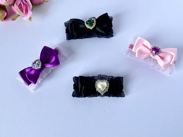 3 x 6cm / Handmade 3D Hair Clip, Girl  Hair Clip, Party Clip, Prom Accessories  CC007