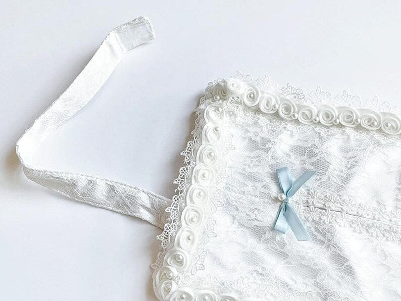 (CT001)  Lace Car Hanging Tissue Bag, Storage Bag